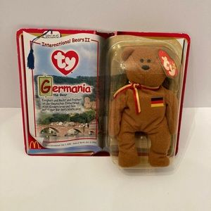 Ty Beanie Baby Germania Bear McDonald's International Bears II 1999